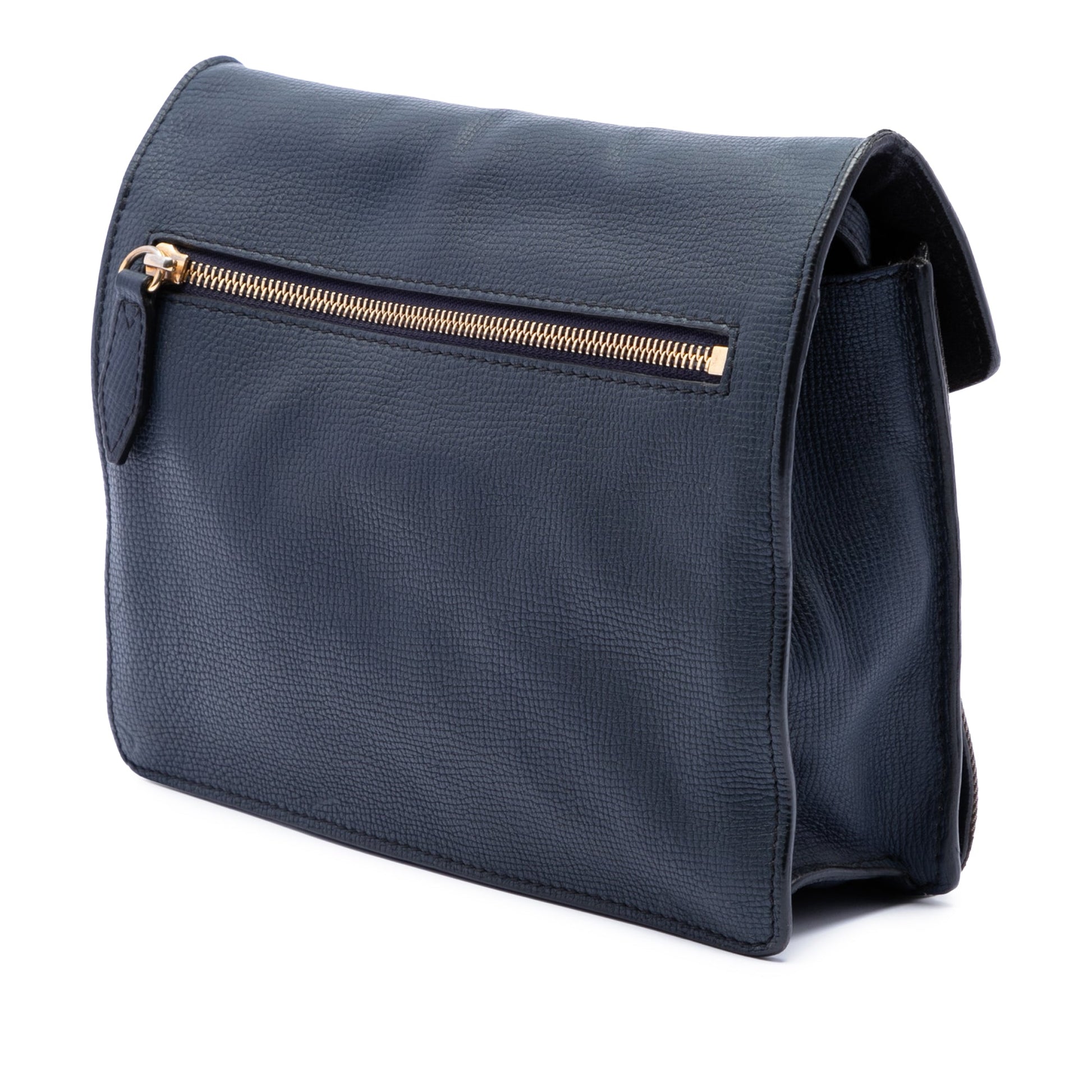 Burberry Small Leather and House Check Canvas Derby Macken Crossbody