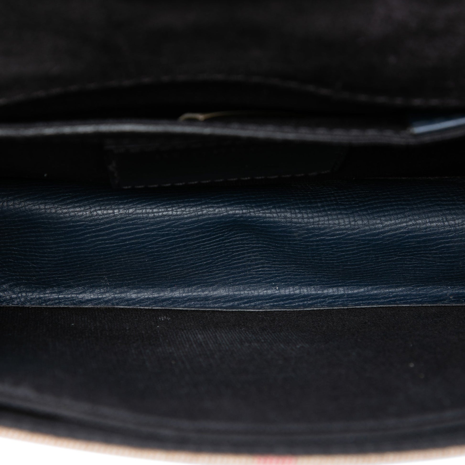 Burberry Small Leather and House Check Canvas Derby Macken Crossbody