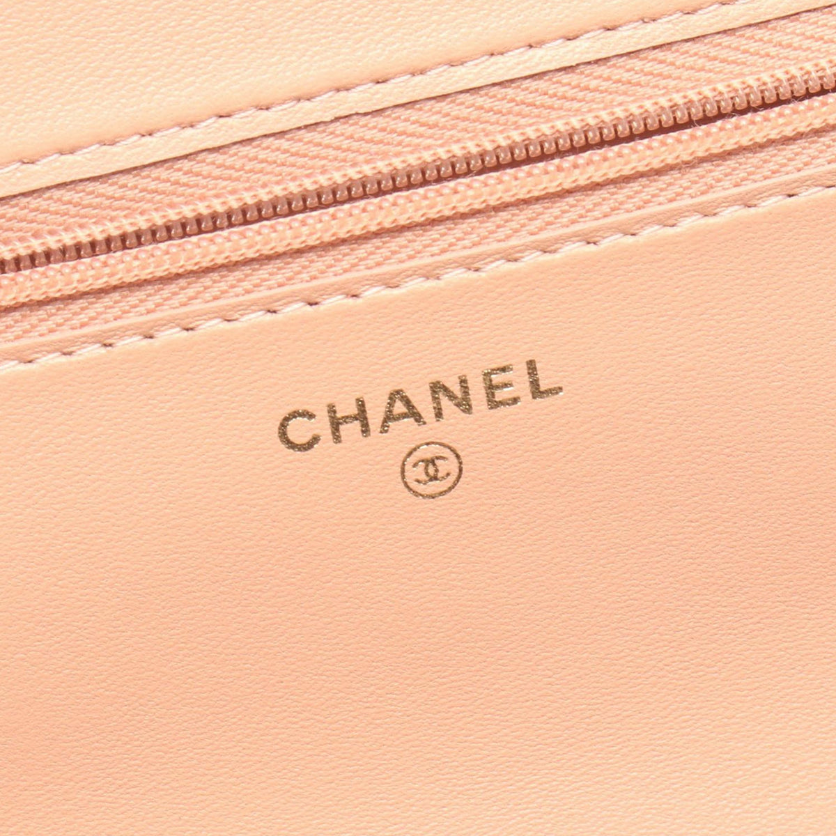 Chanel CC Quilted Lambskin Frame Wallet On Chain