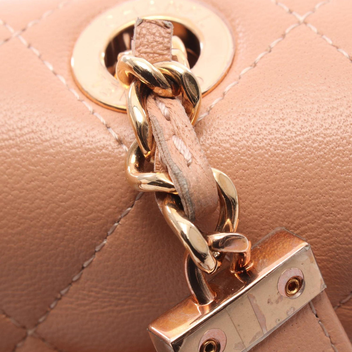Chanel CC Quilted Lambskin Frame Wallet On Chain