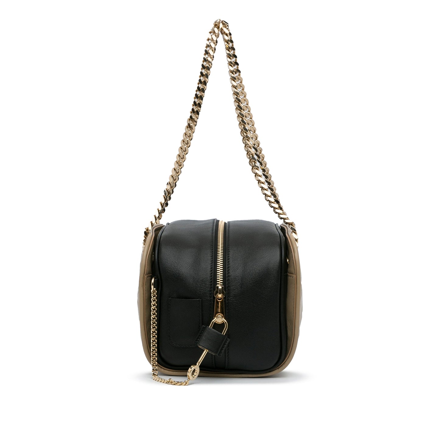 Burberry Quilted Cube Chain Shoulder Bag