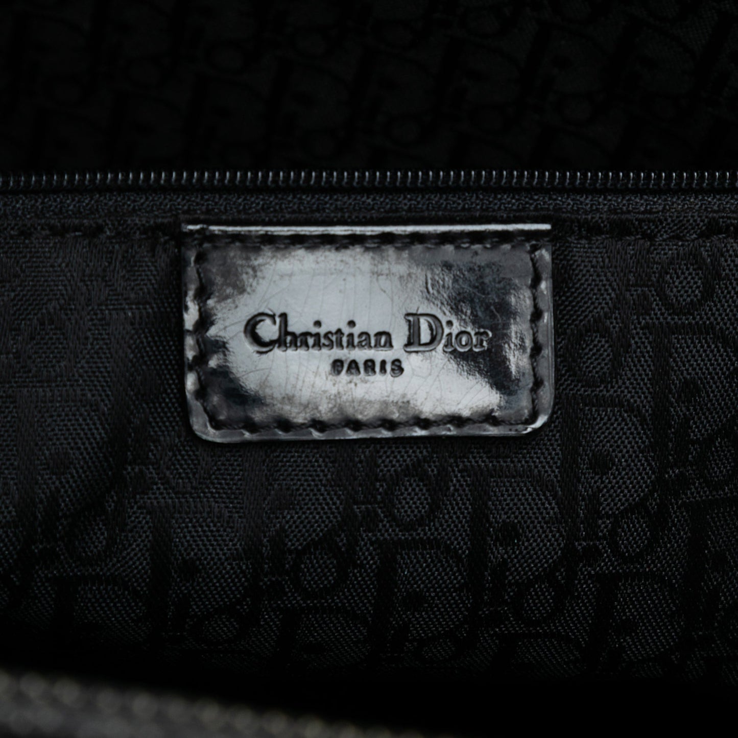 Dior Extra Large Denim Cannage Acrylic Lady Dior