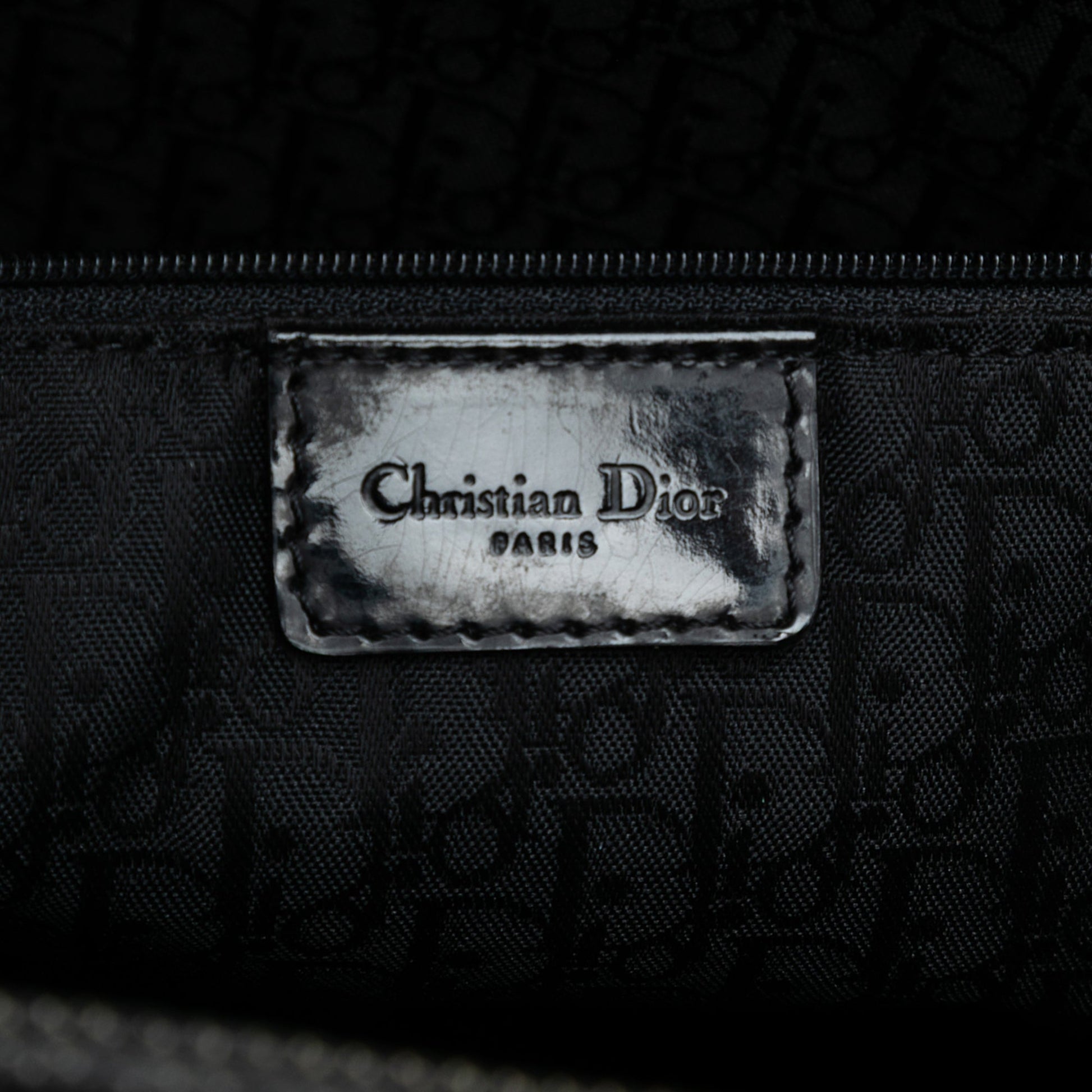 Dior Extra Large Denim Cannage Acrylic Lady Dior