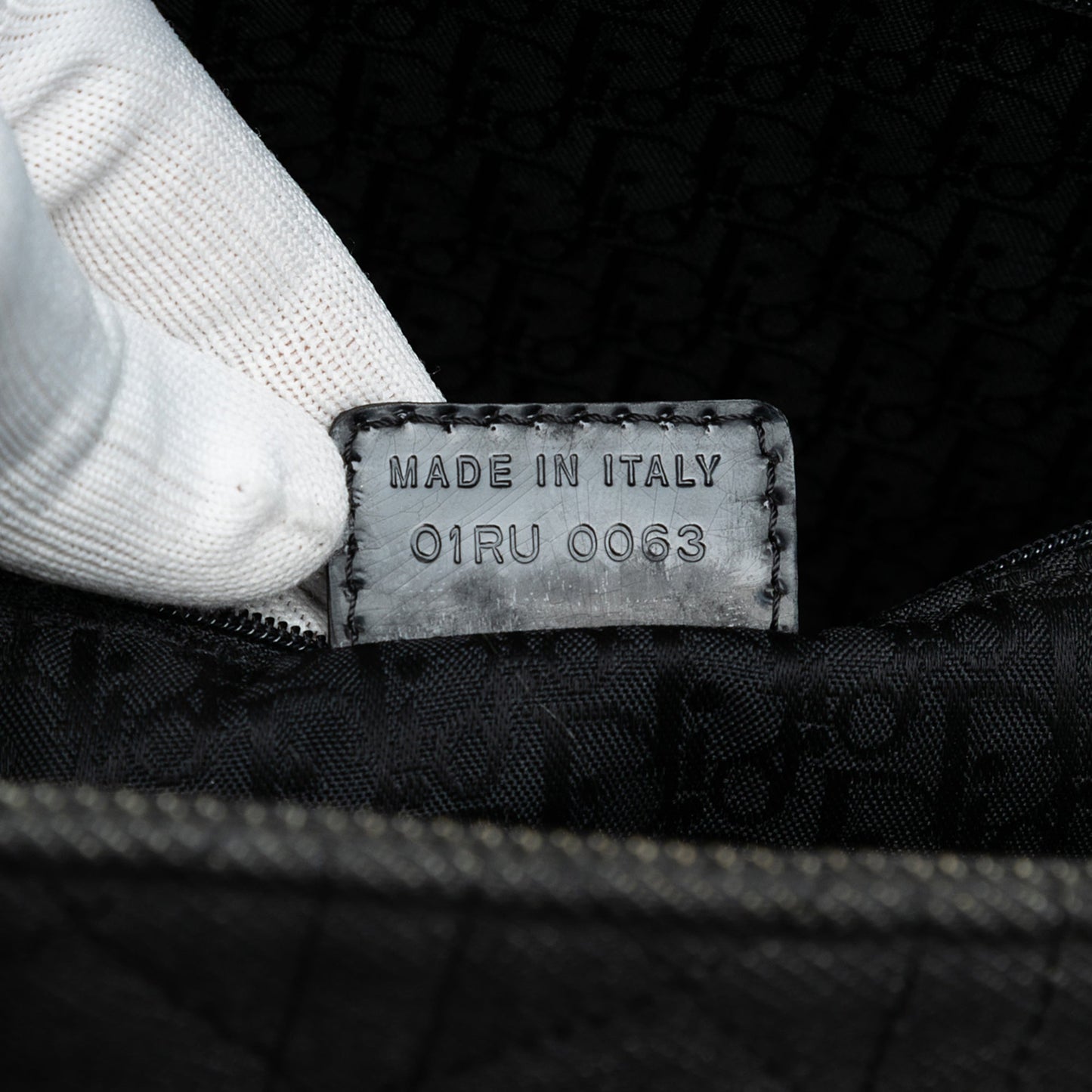 Dior Extra Large Denim Cannage Acrylic Lady Dior