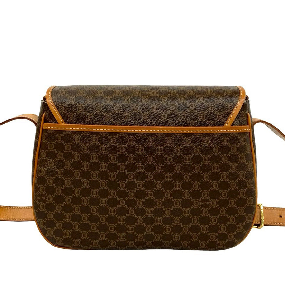 Celine Macadam Coated Canvas Crossbody Bag