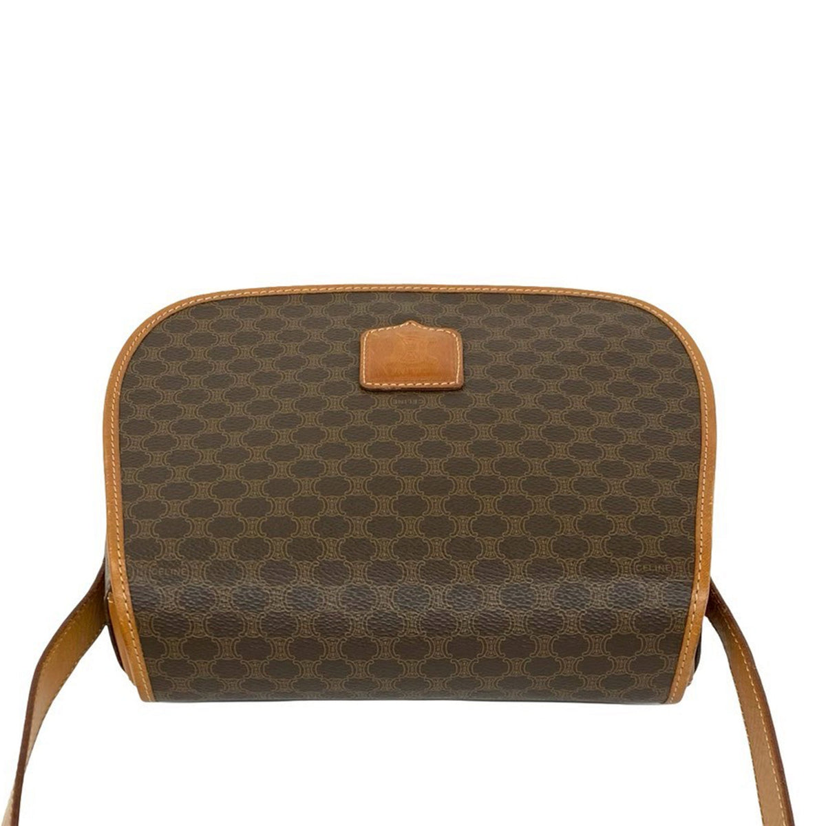 Celine Macadam Coated Canvas Crossbody Bag