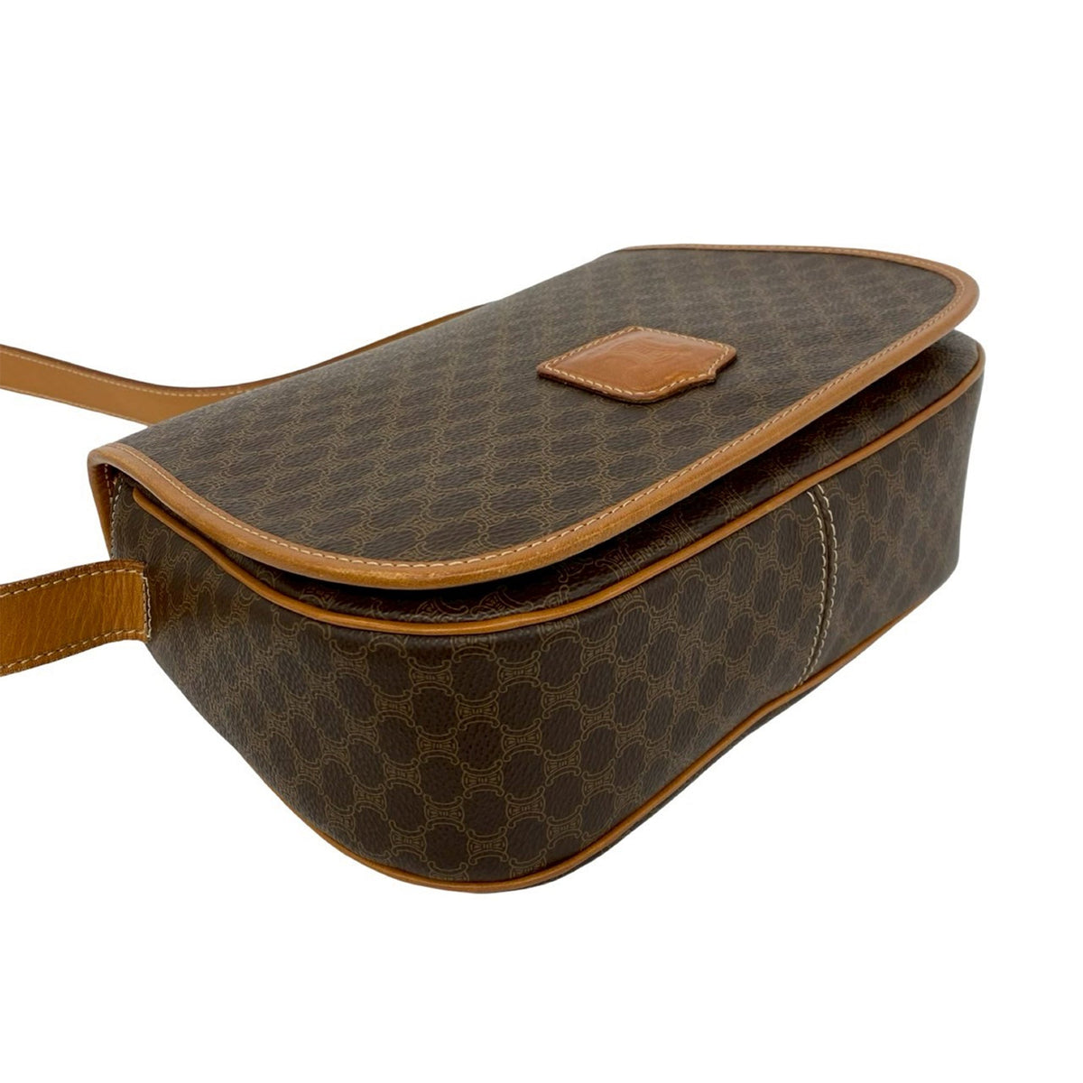 Celine Macadam Coated Canvas Crossbody Bag