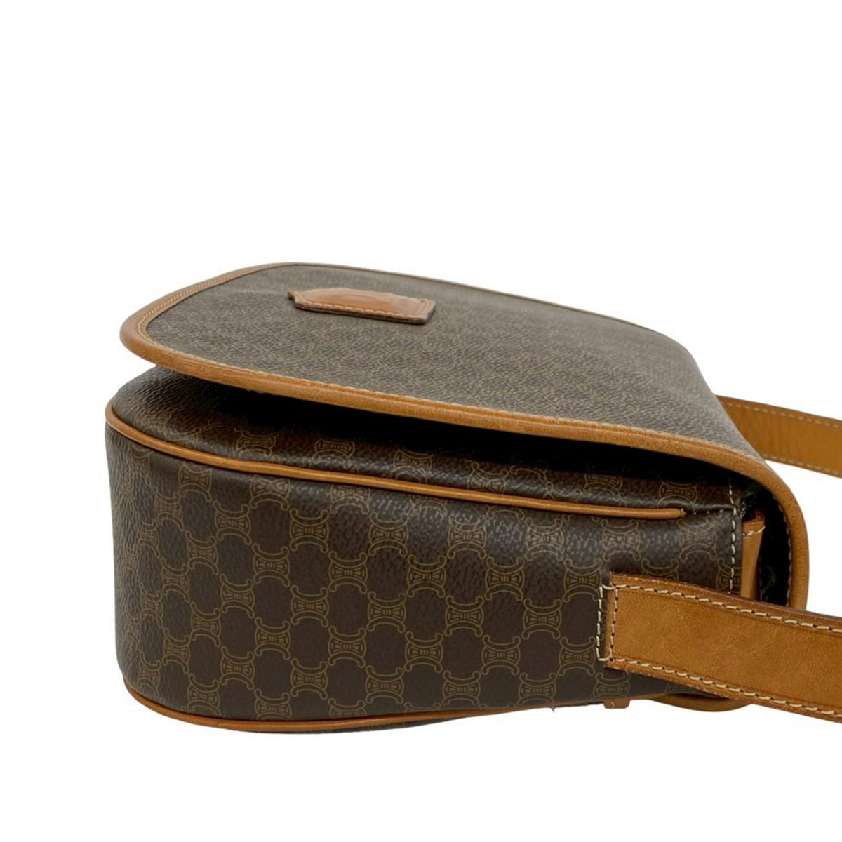 Celine Macadam Coated Canvas Crossbody Bag