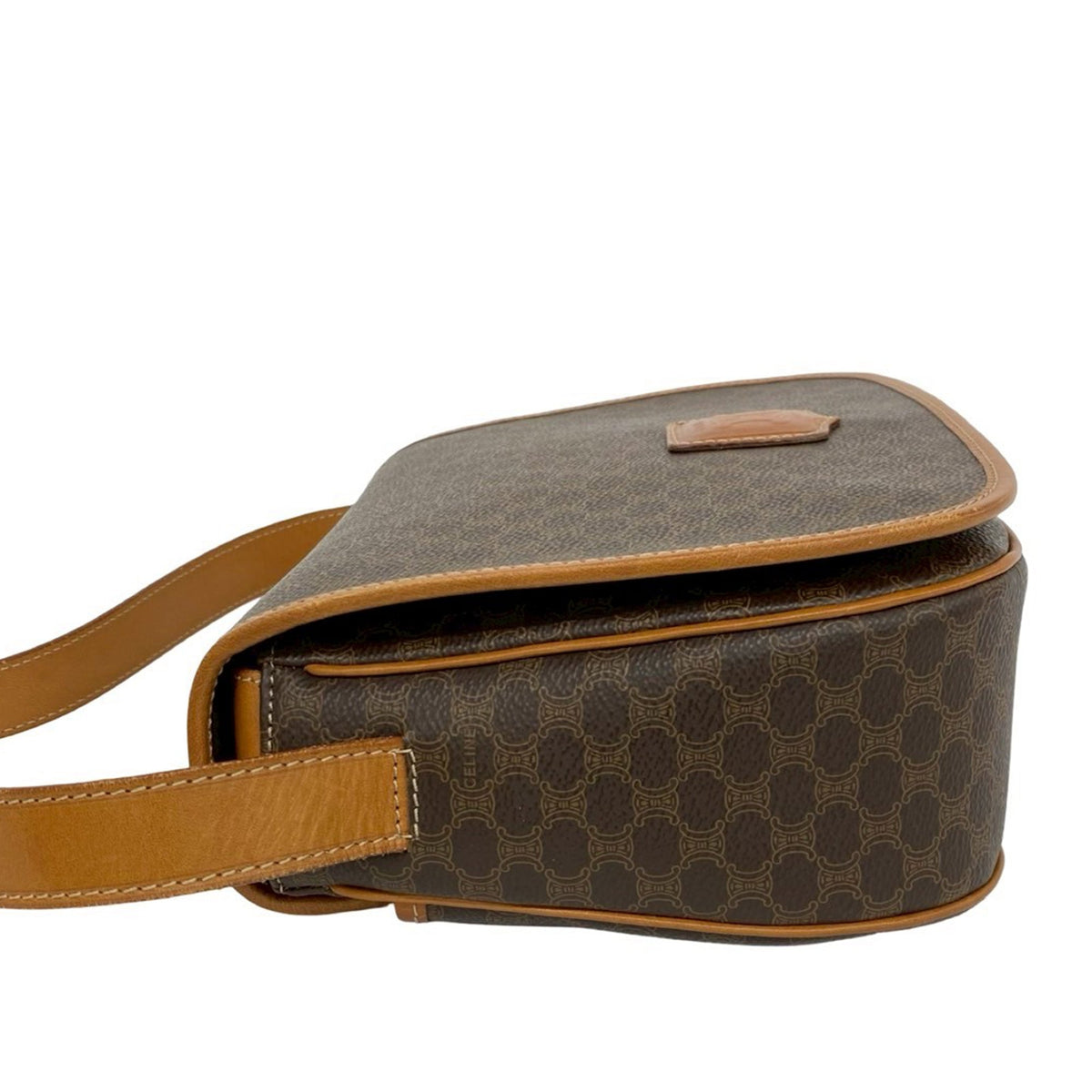 Celine Macadam Coated Canvas Crossbody Bag