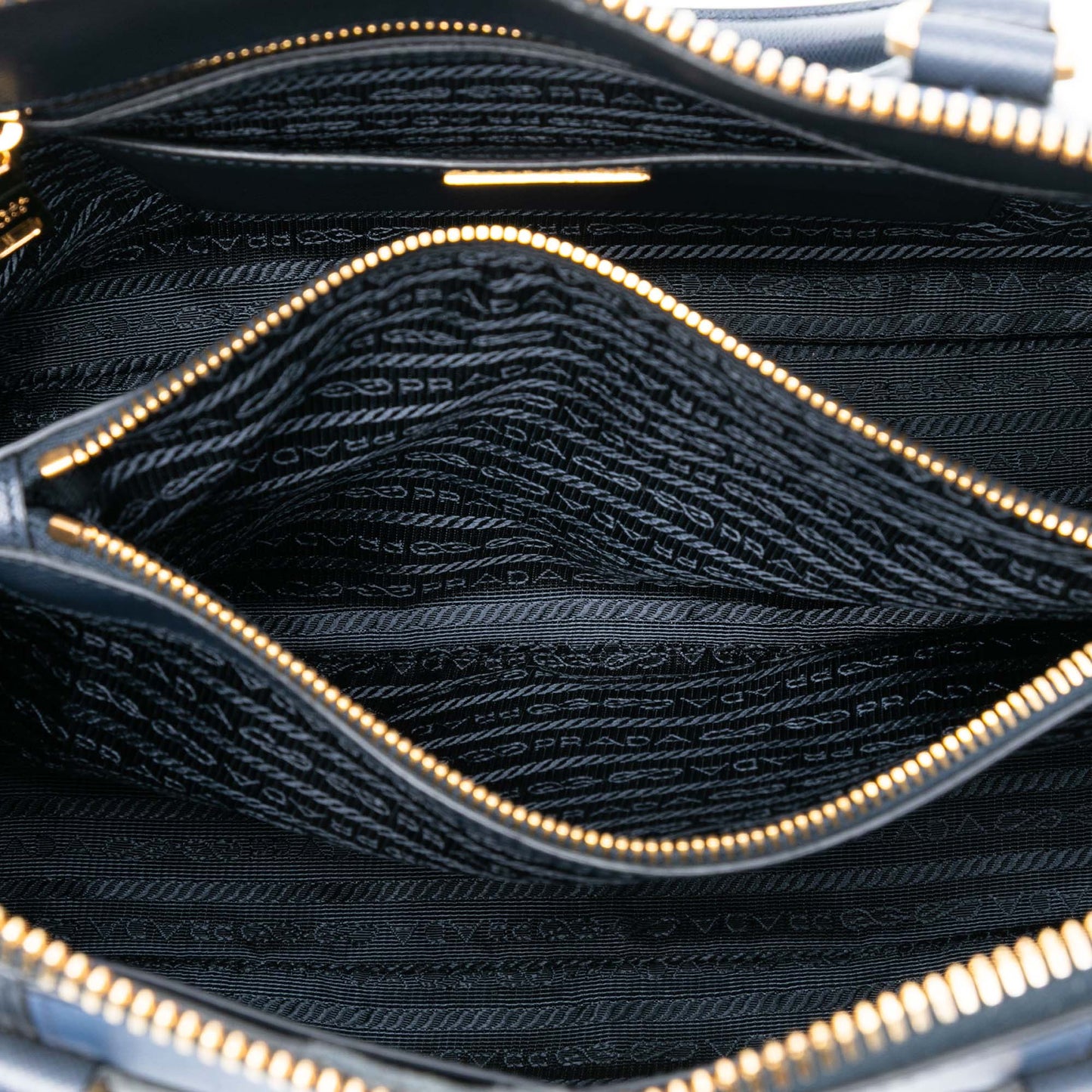 Prada Medium Bicolor Saffiano Lux Promenade Satchel