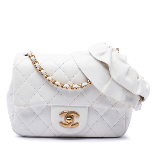 Chanel Mini Square Lambskin Romance Single Flap