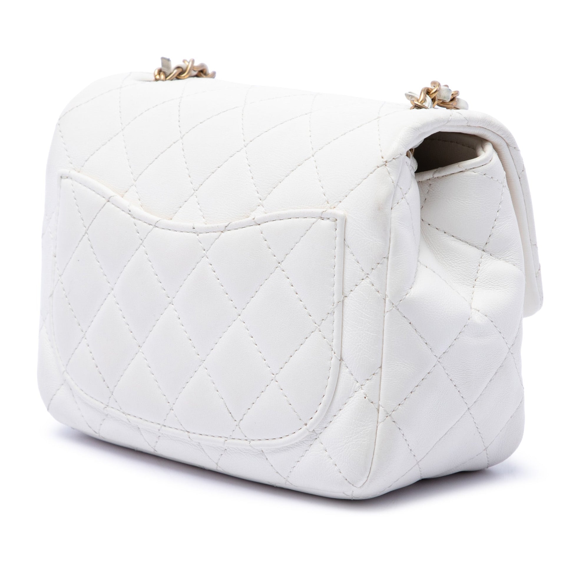 Chanel Mini Square Lambskin Romance Single Flap