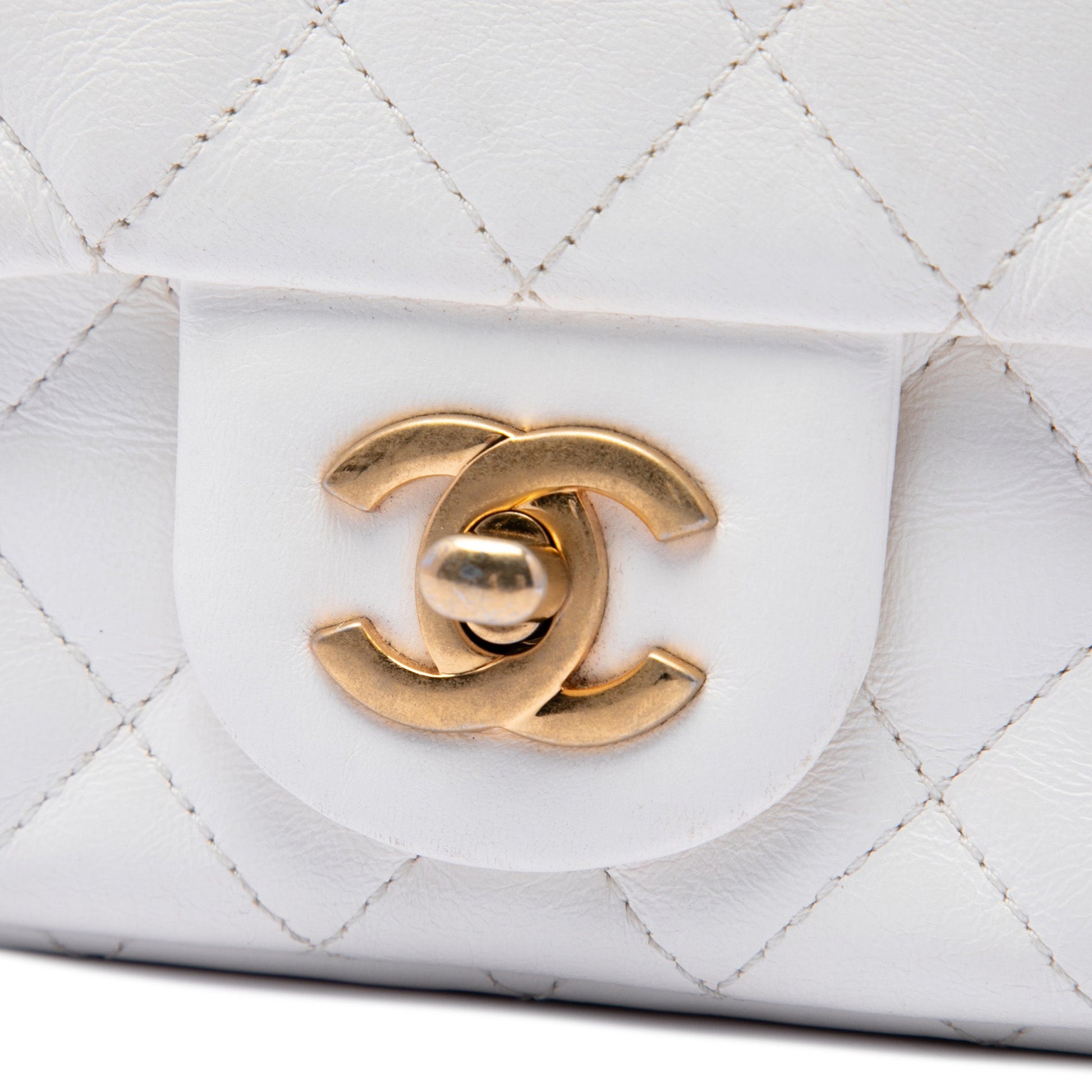 Chanel Mini Square Lambskin Romance Single Flap
