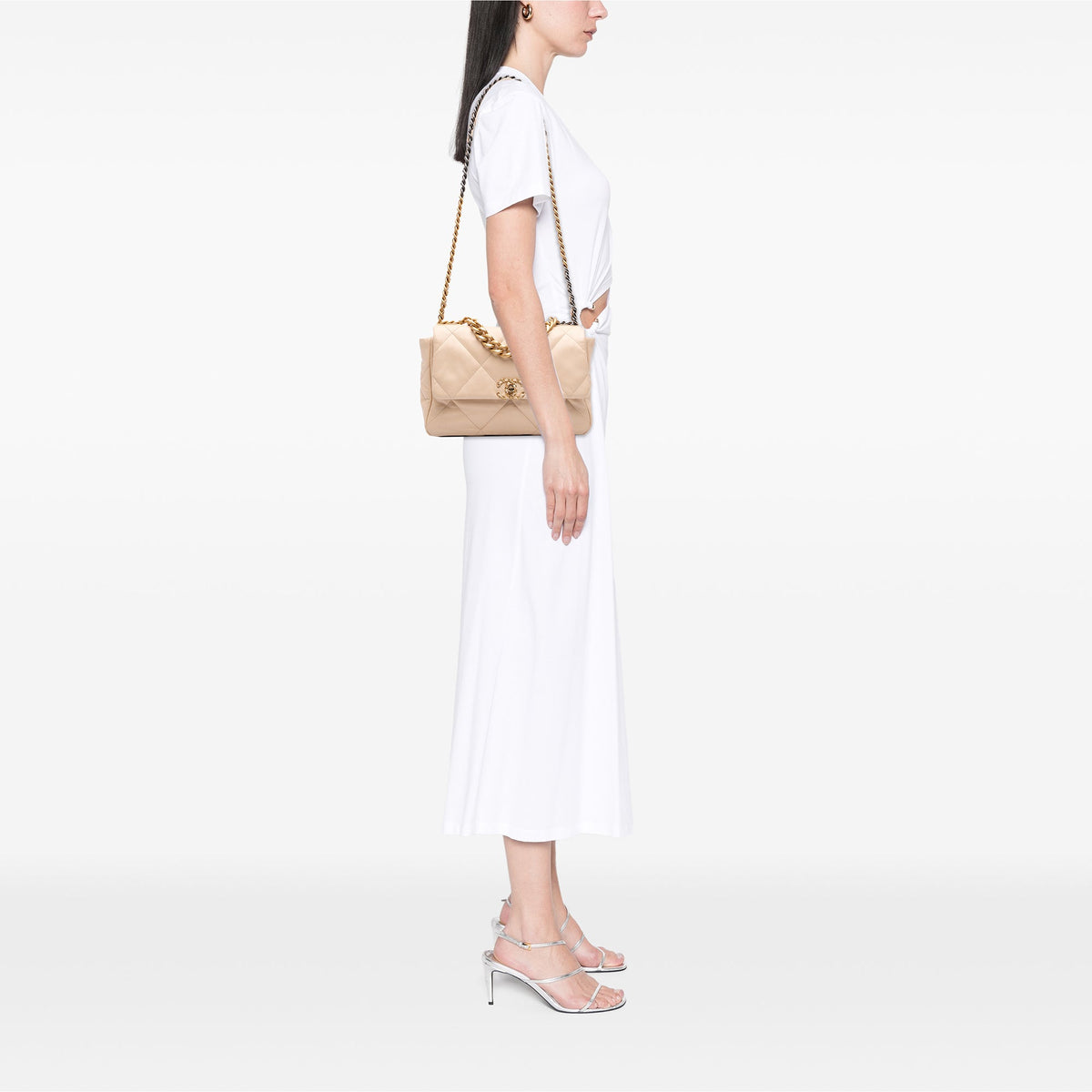 Chanel Large Lambskin 19 Flap