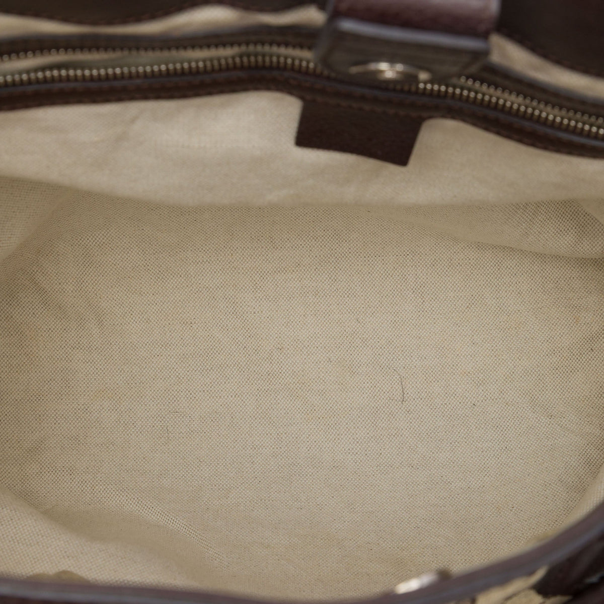 Gucci GG Canvas Techno Tag Tote — Beige