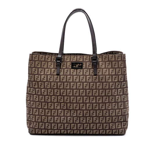 Fendi Zucchino Canvas Tote
