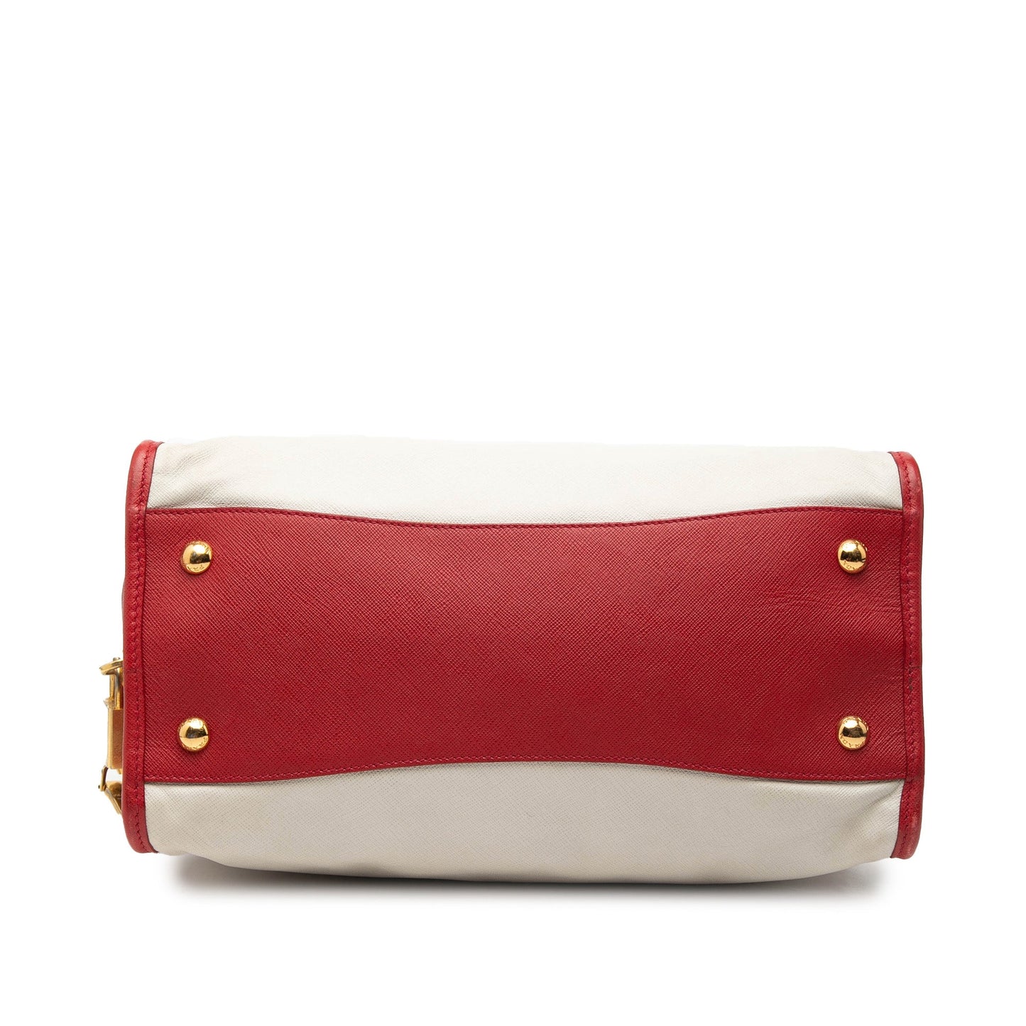 Prada Bicolor Saffiano Handbag