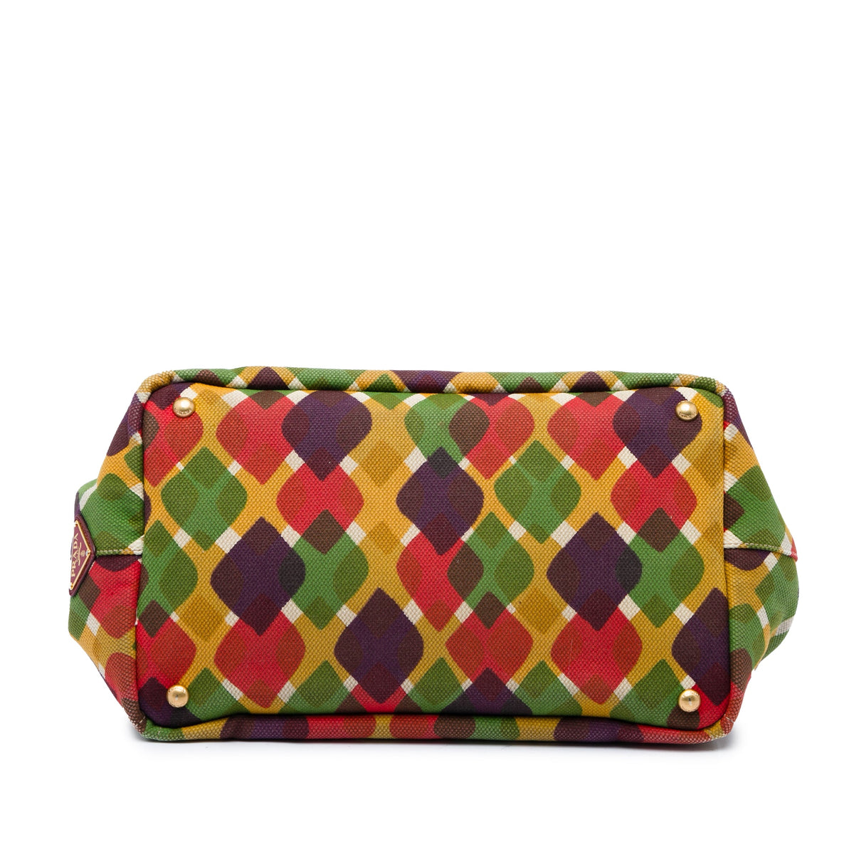 Prada Canvas Canapa Stampata Tote