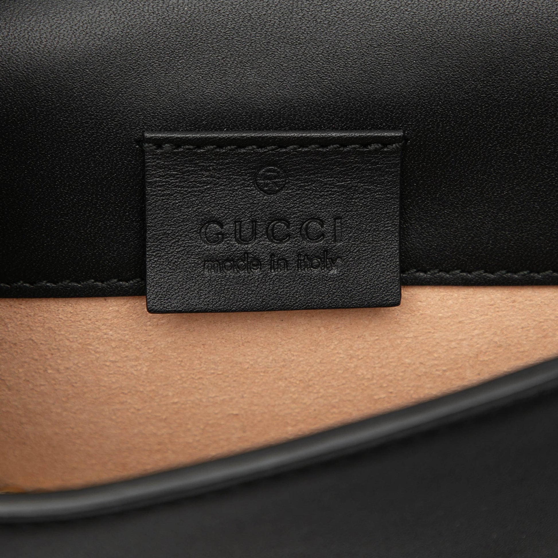 Gucci Super Mini Leather Sylvie Chain Crossbody