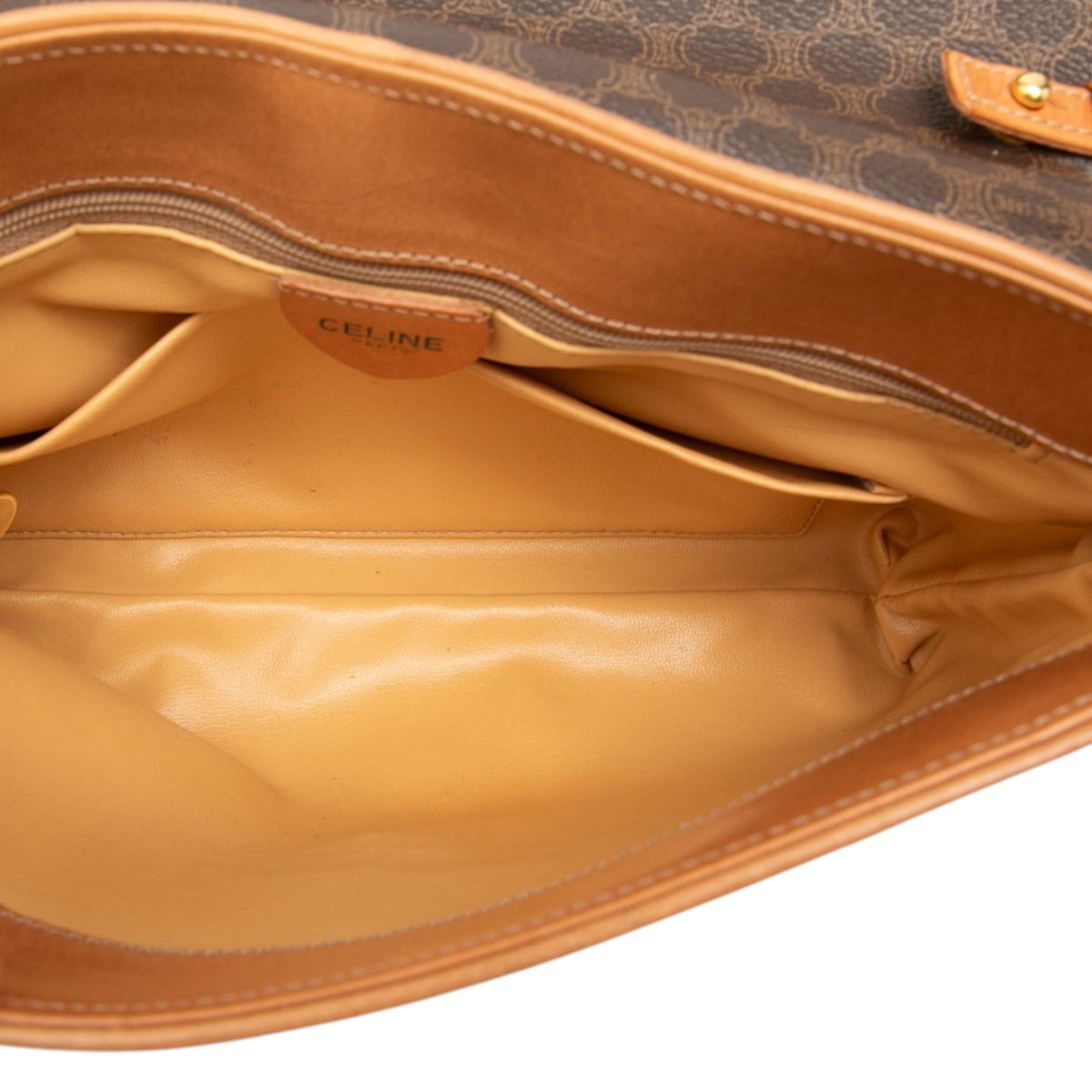 Celine Macadam Coated Canvas Horse Carriage Crossbody