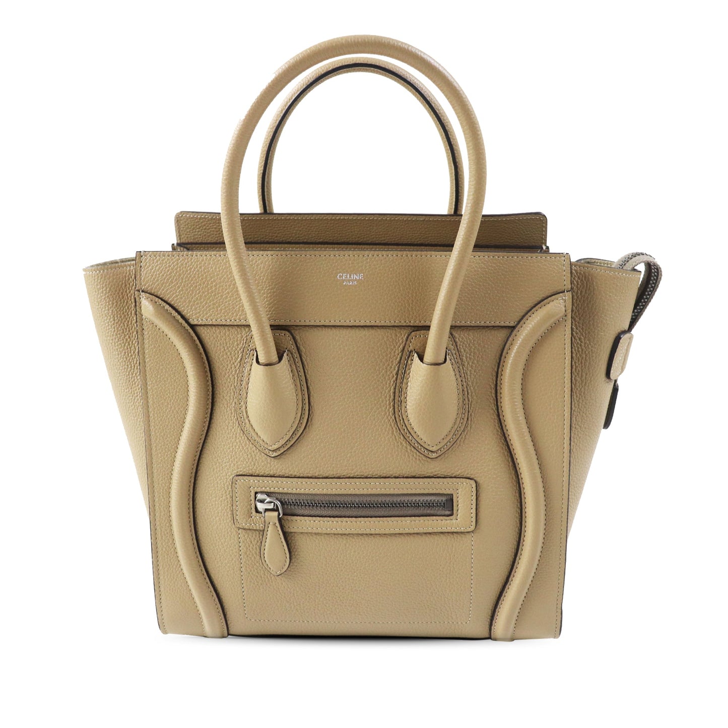 Celine Micro Drummed Calfskin Luggage Tote