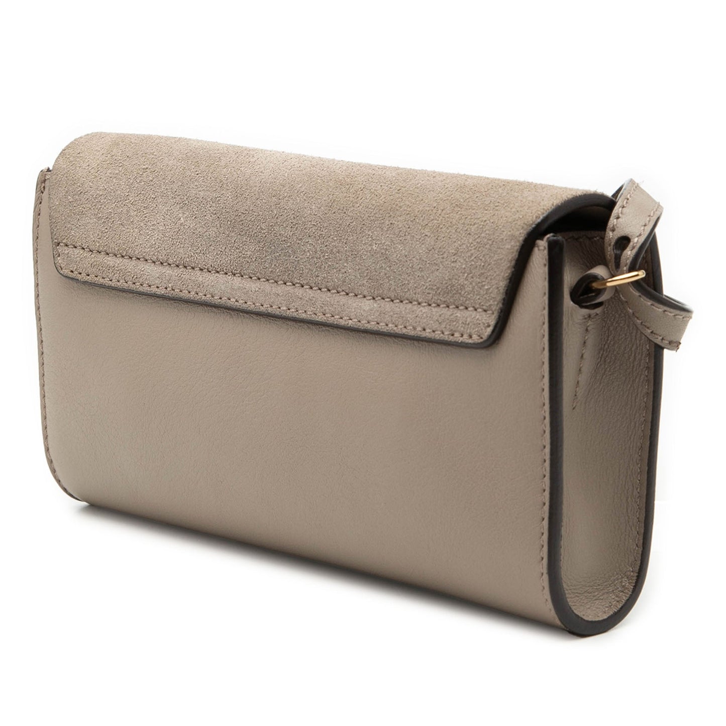 Chloé Mini Calfskin and Suede Faye Chain Crossbody