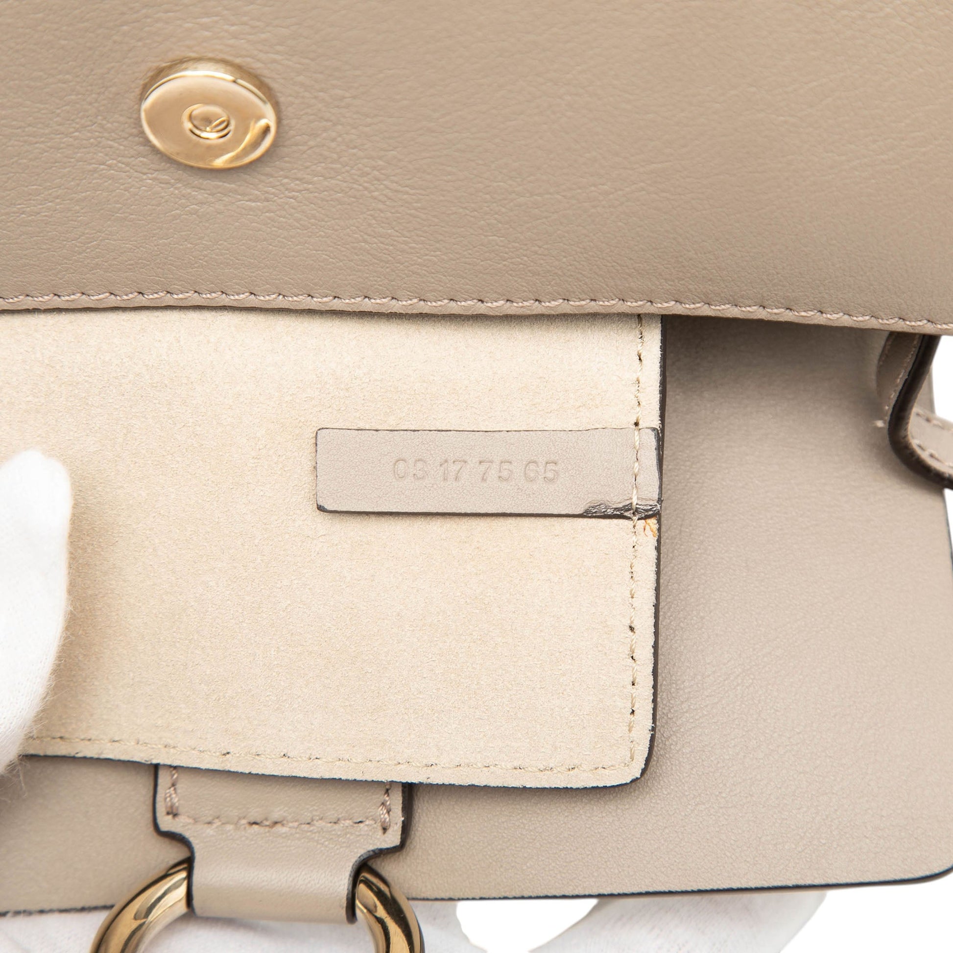 Chloé Mini Calfskin and Suede Faye Chain Crossbody
