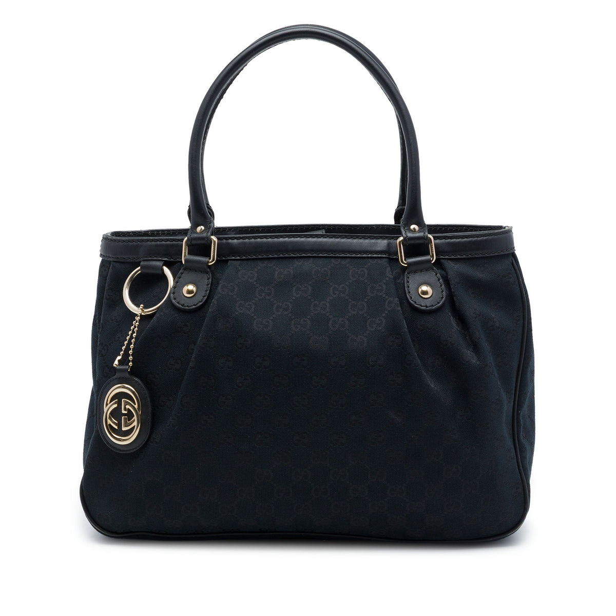 Gucci GG Canvas Sukey Tote — Black