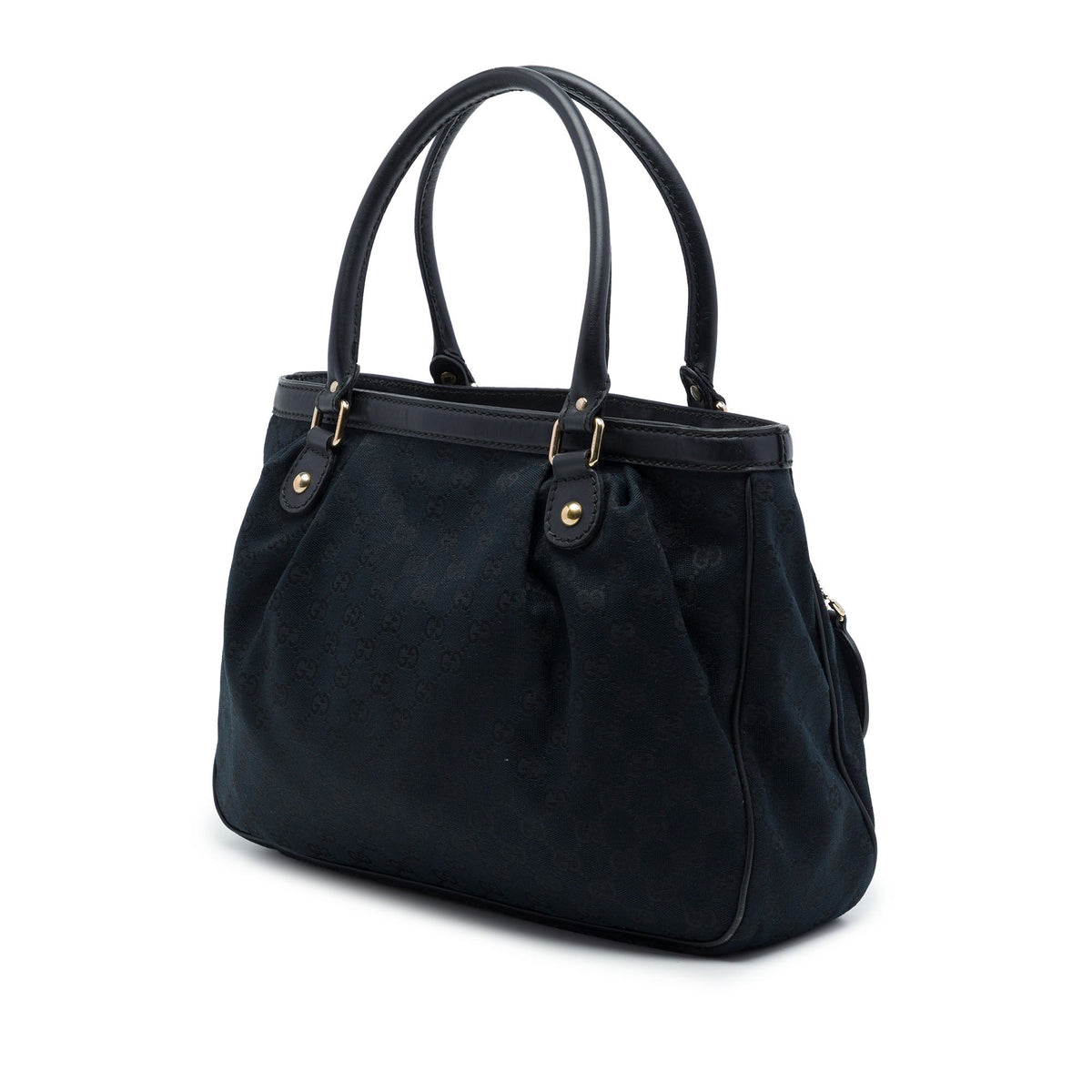 Gucci GG Canvas Sukey Tote — Black