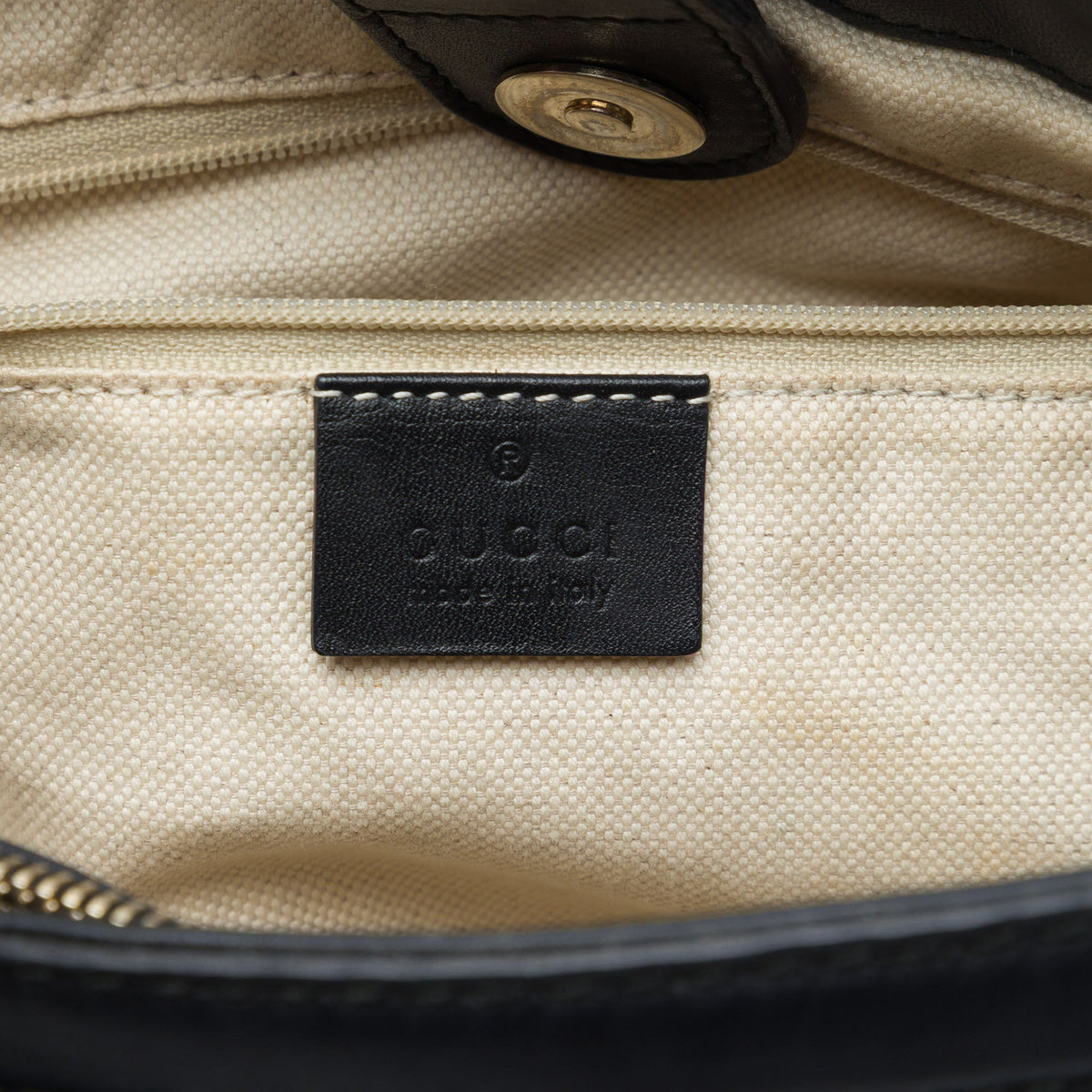 Gucci GG Canvas Sukey Tote — Black
