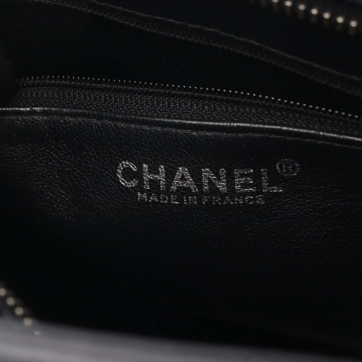 Chanel Caviar Medallion Tote — Black