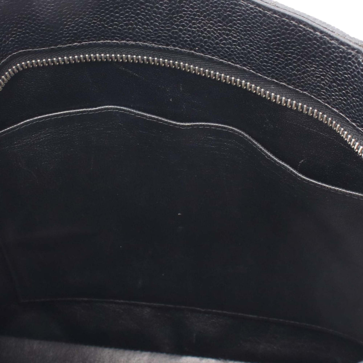 Chanel Caviar Medallion Tote — Black