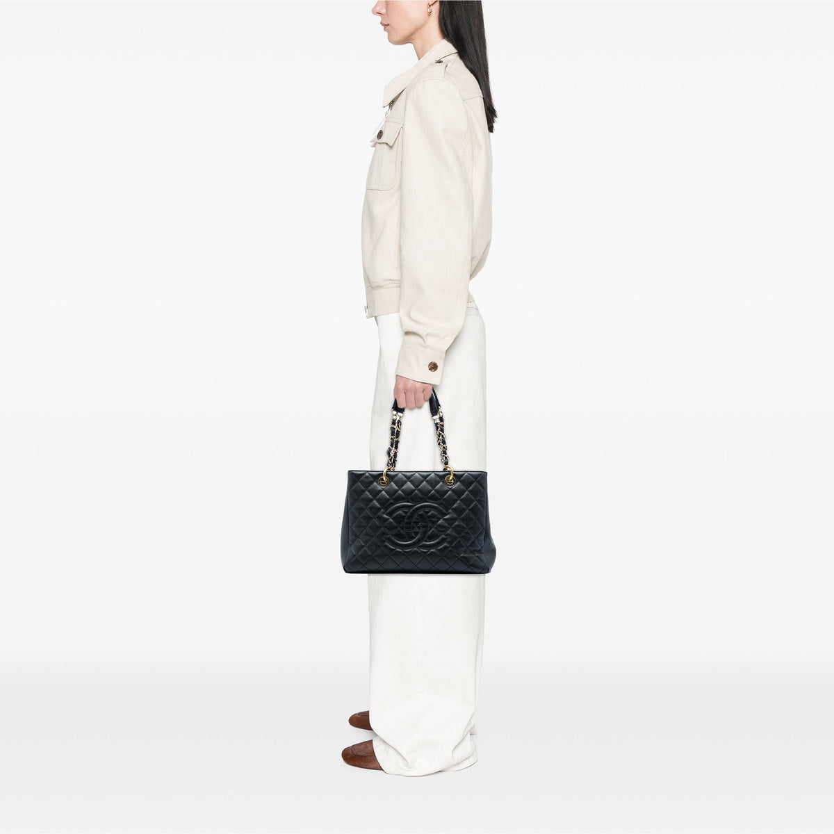Chanel Caviar Grand Shopping Tote