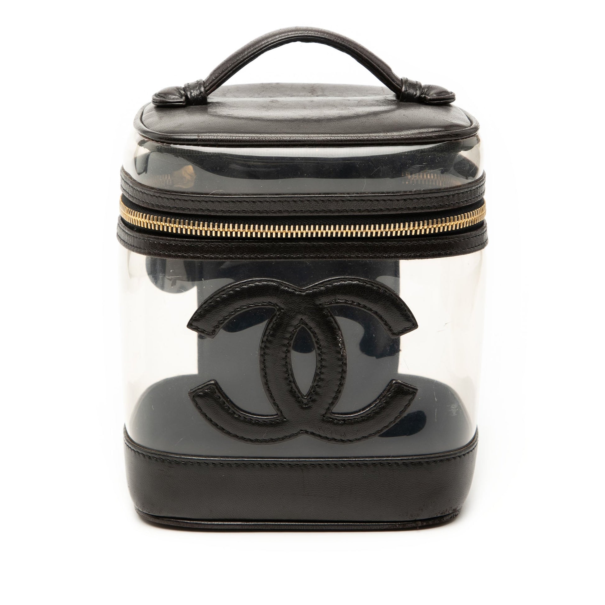 Chanel CC PVC and Calfskin Vanity Case