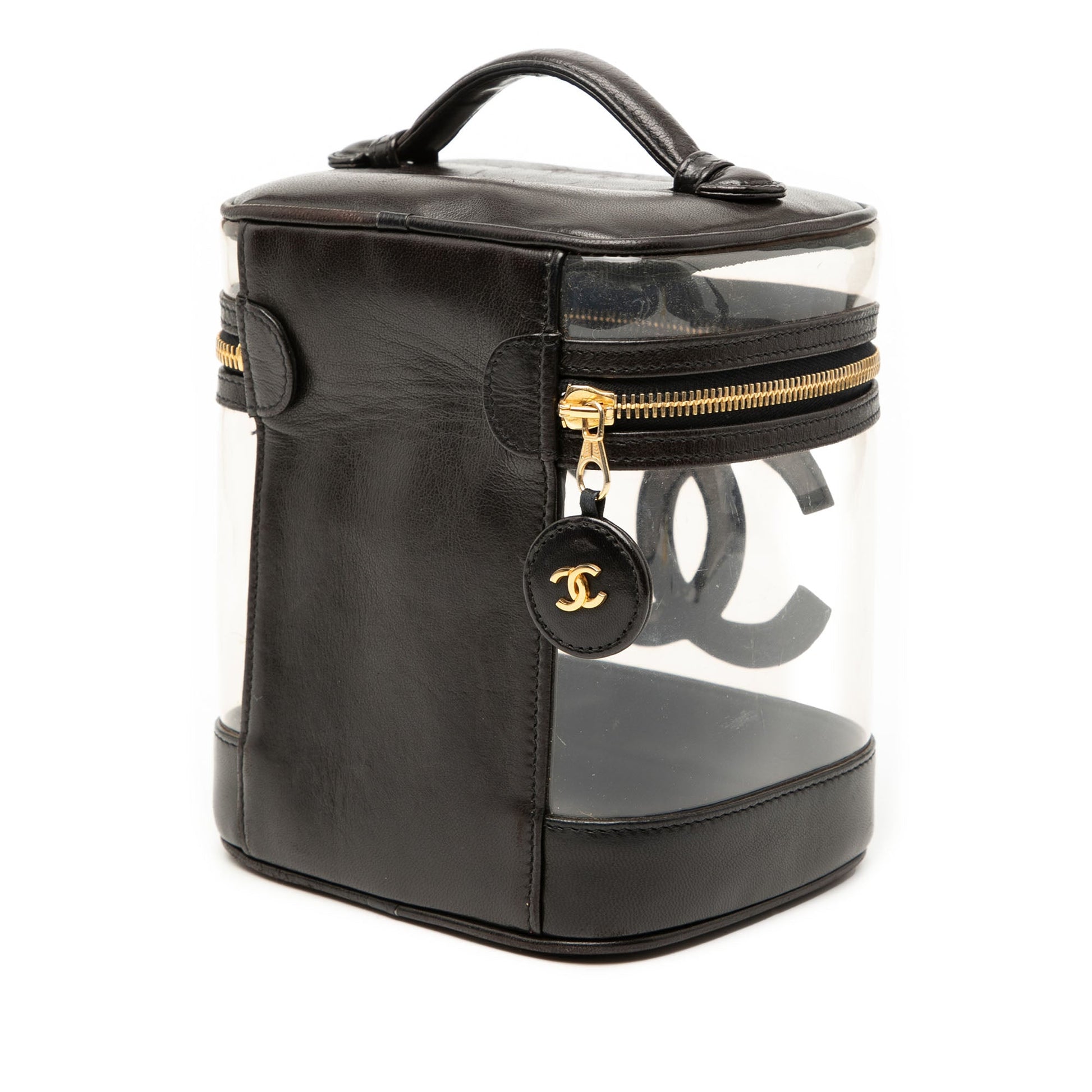 Chanel CC PVC and Calfskin Vanity Case