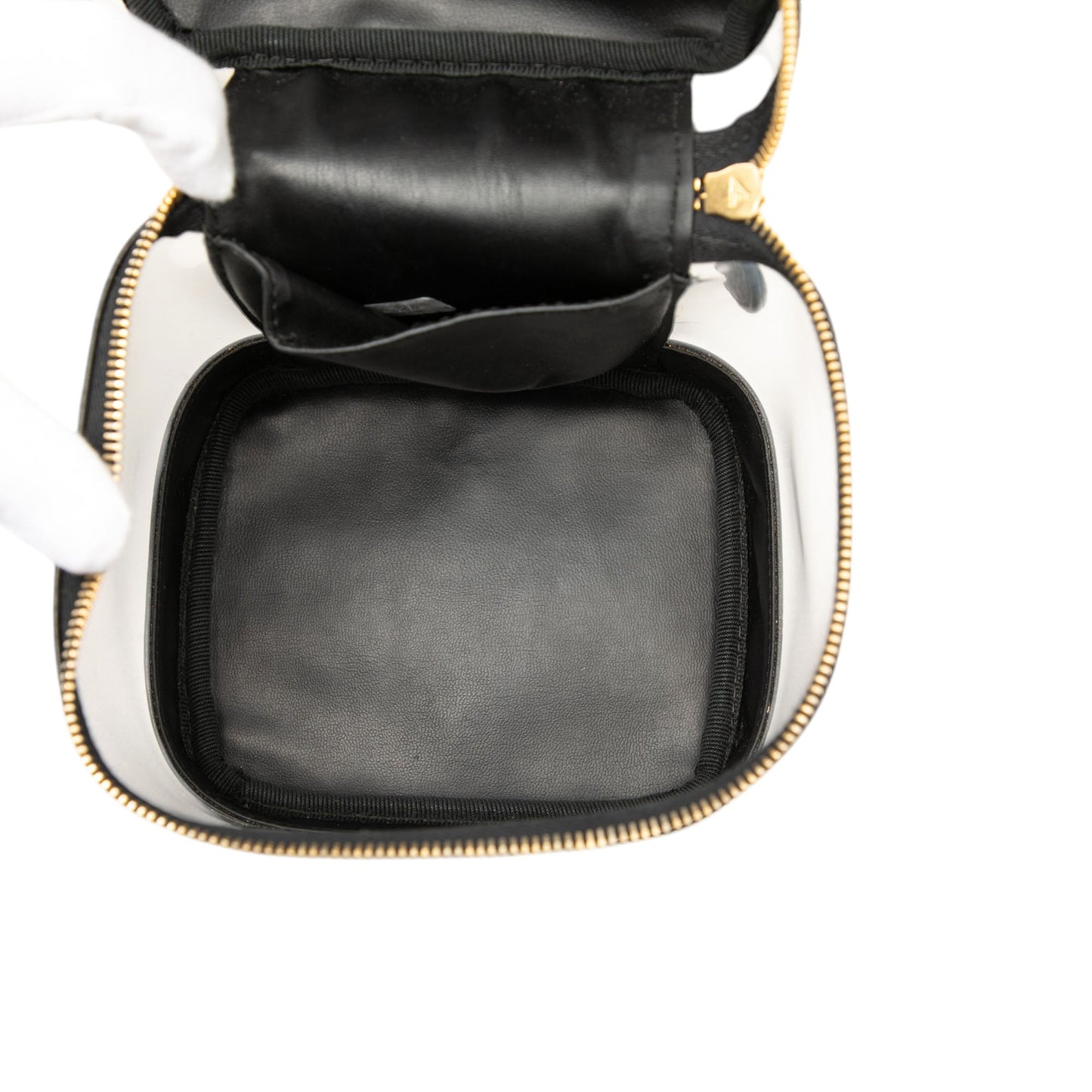 Chanel CC PVC and Calfskin Vanity Case