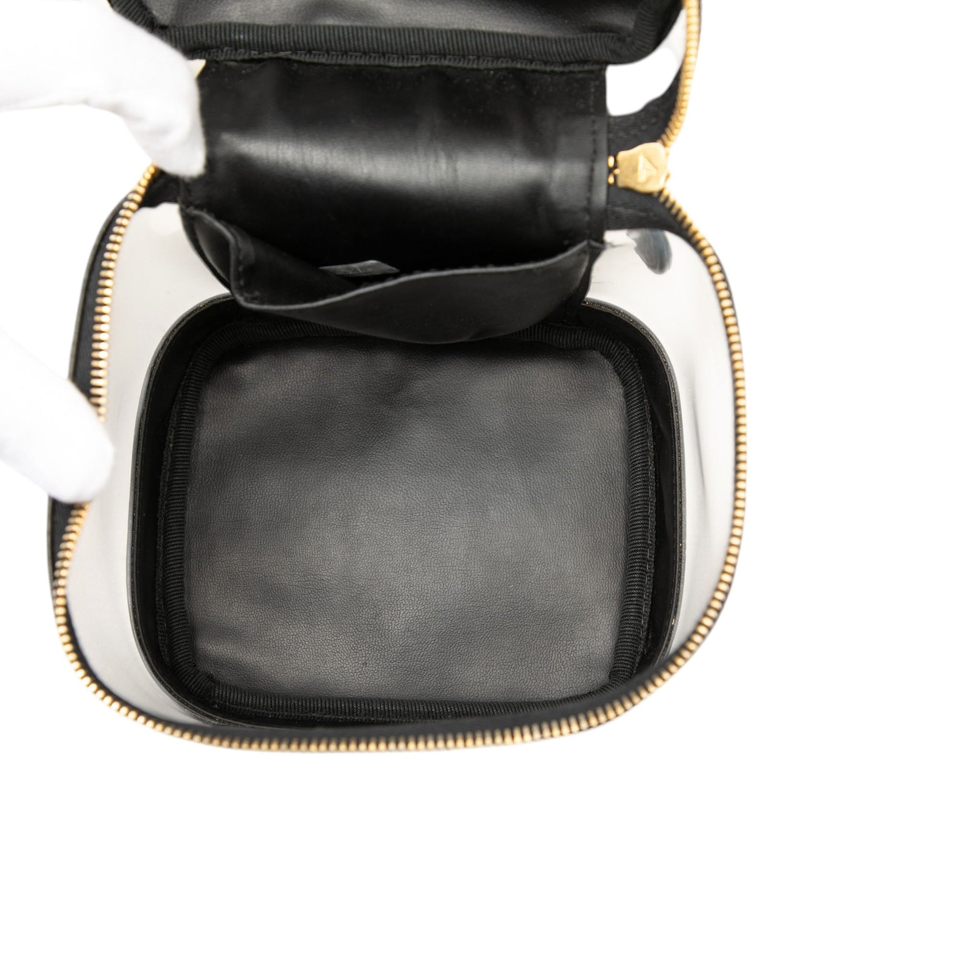 Chanel CC PVC and Calfskin Vanity Case