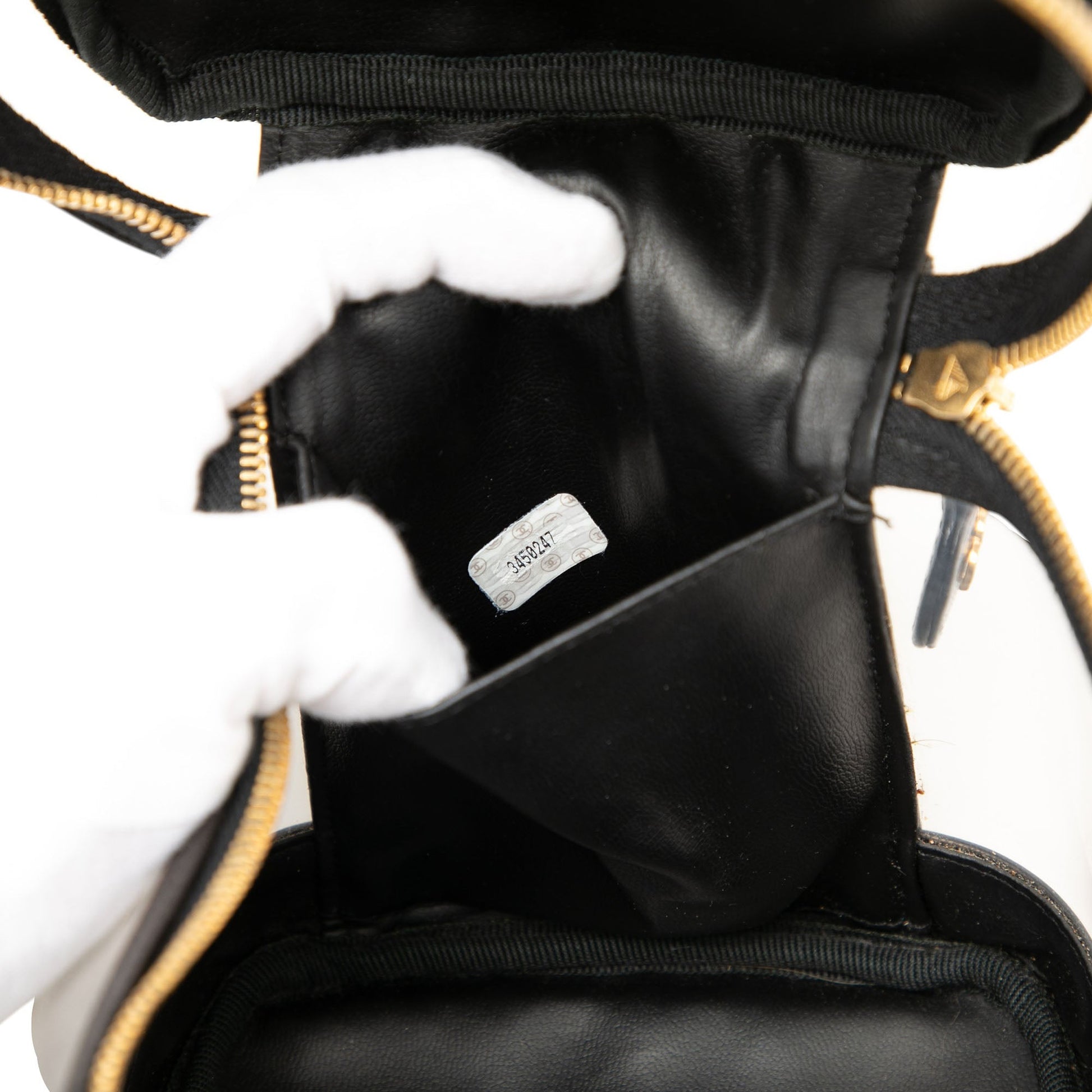 Chanel CC PVC and Calfskin Vanity Case