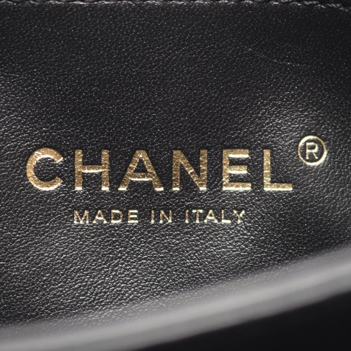 Chanel Mini Quilted Lambskin Color Match Flap — Black