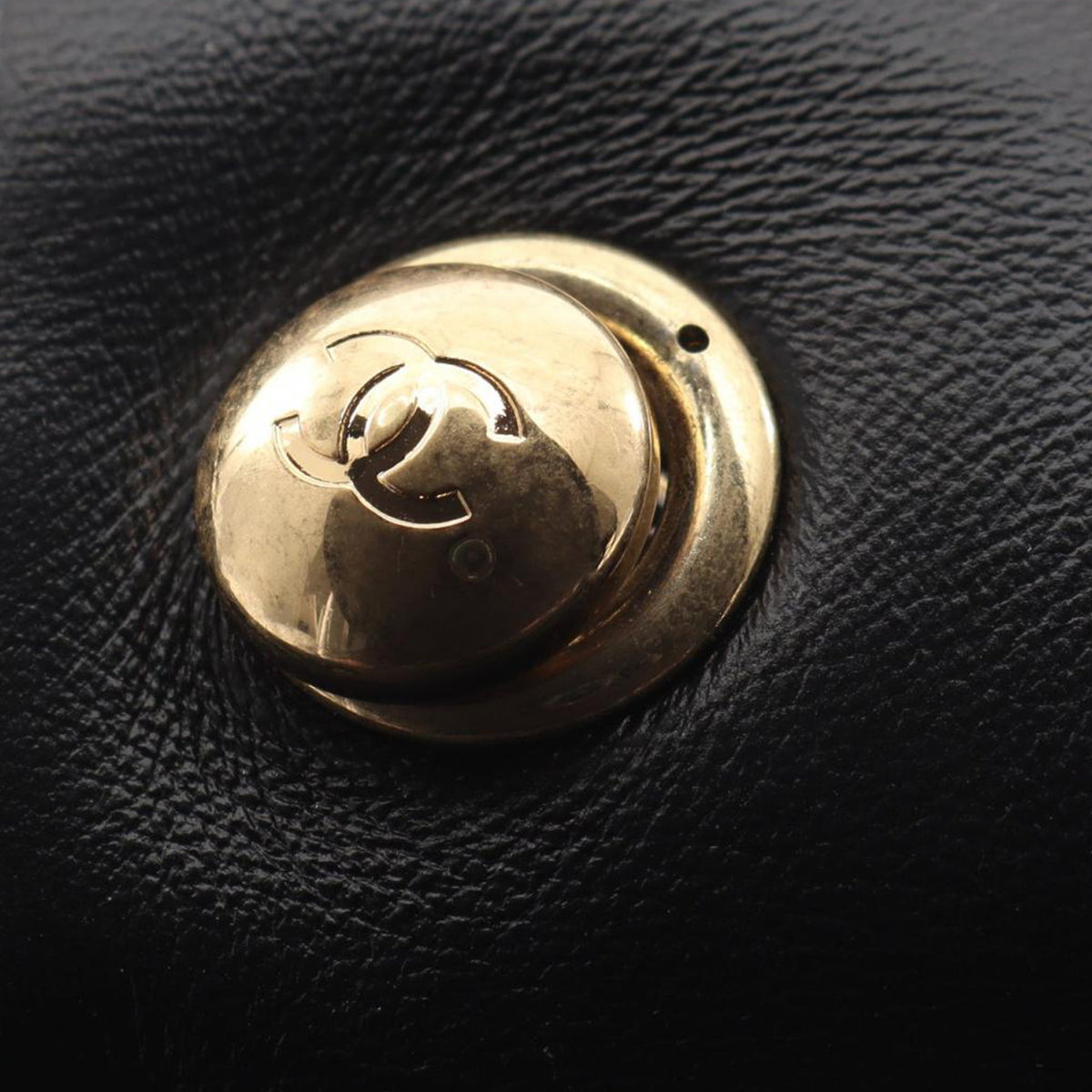 Chanel Mini Quilted Lambskin Color Match Flap — Black