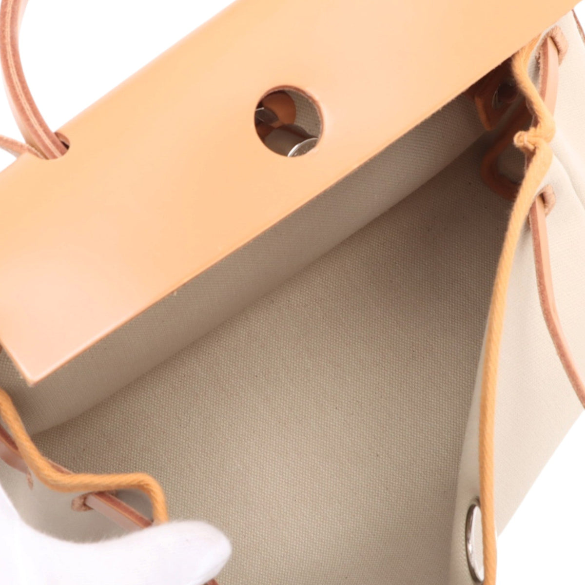 Hermès Toile Herbag Zip 31 — Beige