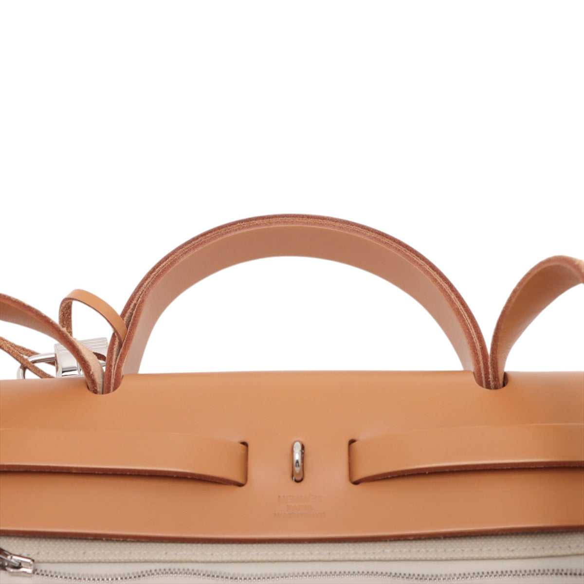Hermès Toile Herbag Zip 31 — Beige