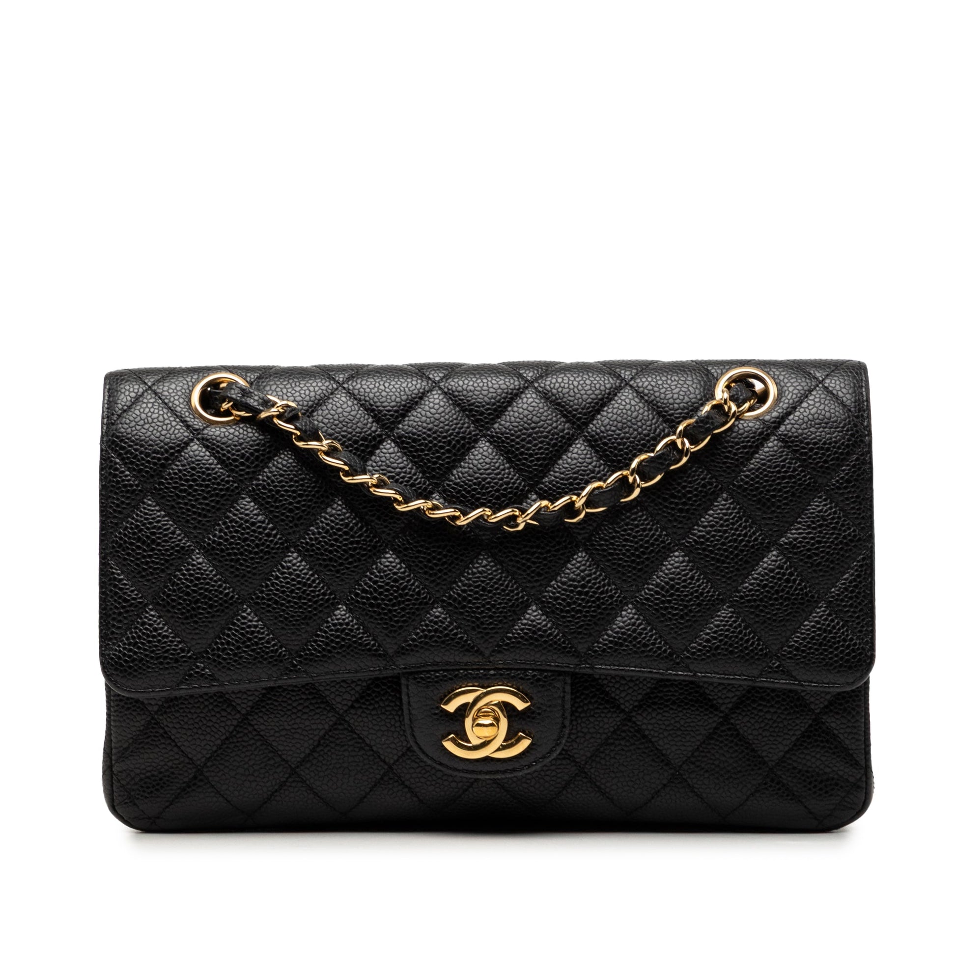 Chanel Medium Classic Caviar Double Flap