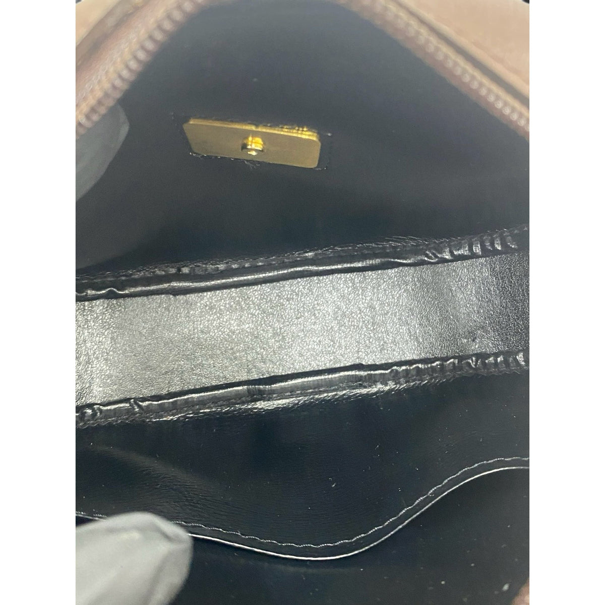 Burberry Haymarket Check Canvas Crossbody — Beige