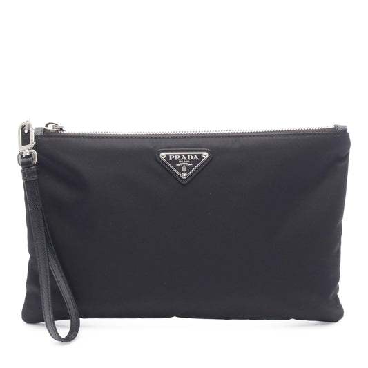 Prada Re Nylon Wristlet Clutch