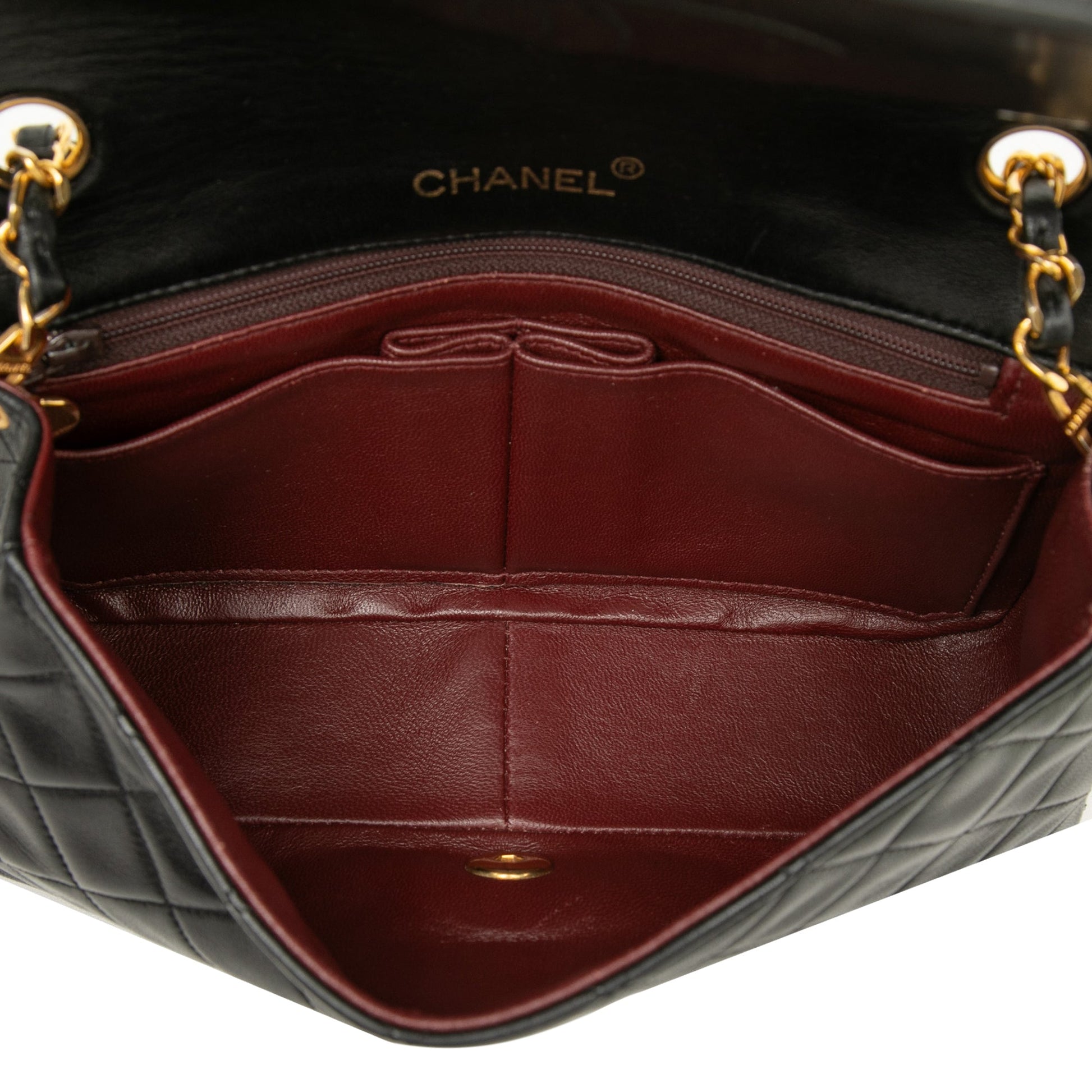 Chanel Medium Quilted Lambskin Full Flap