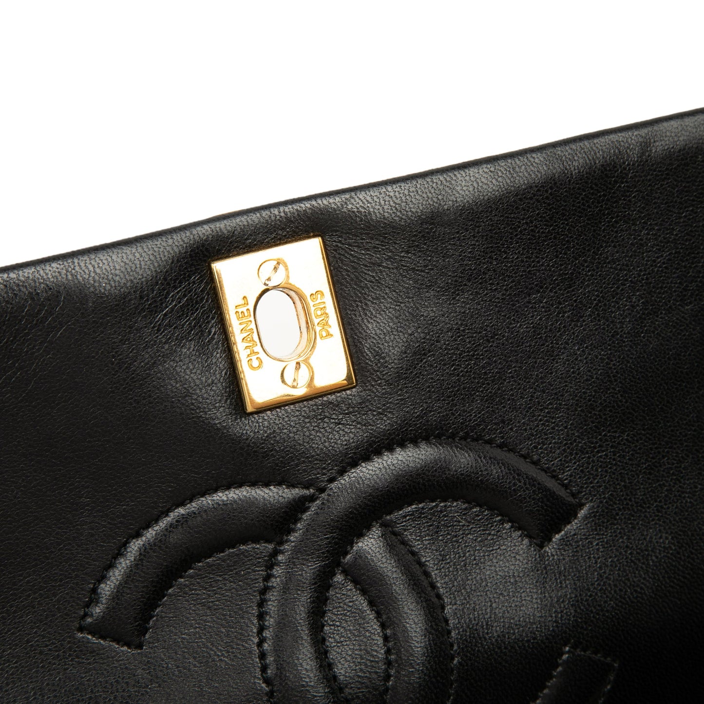 Chanel Medium Quilted Lambskin Full Flap