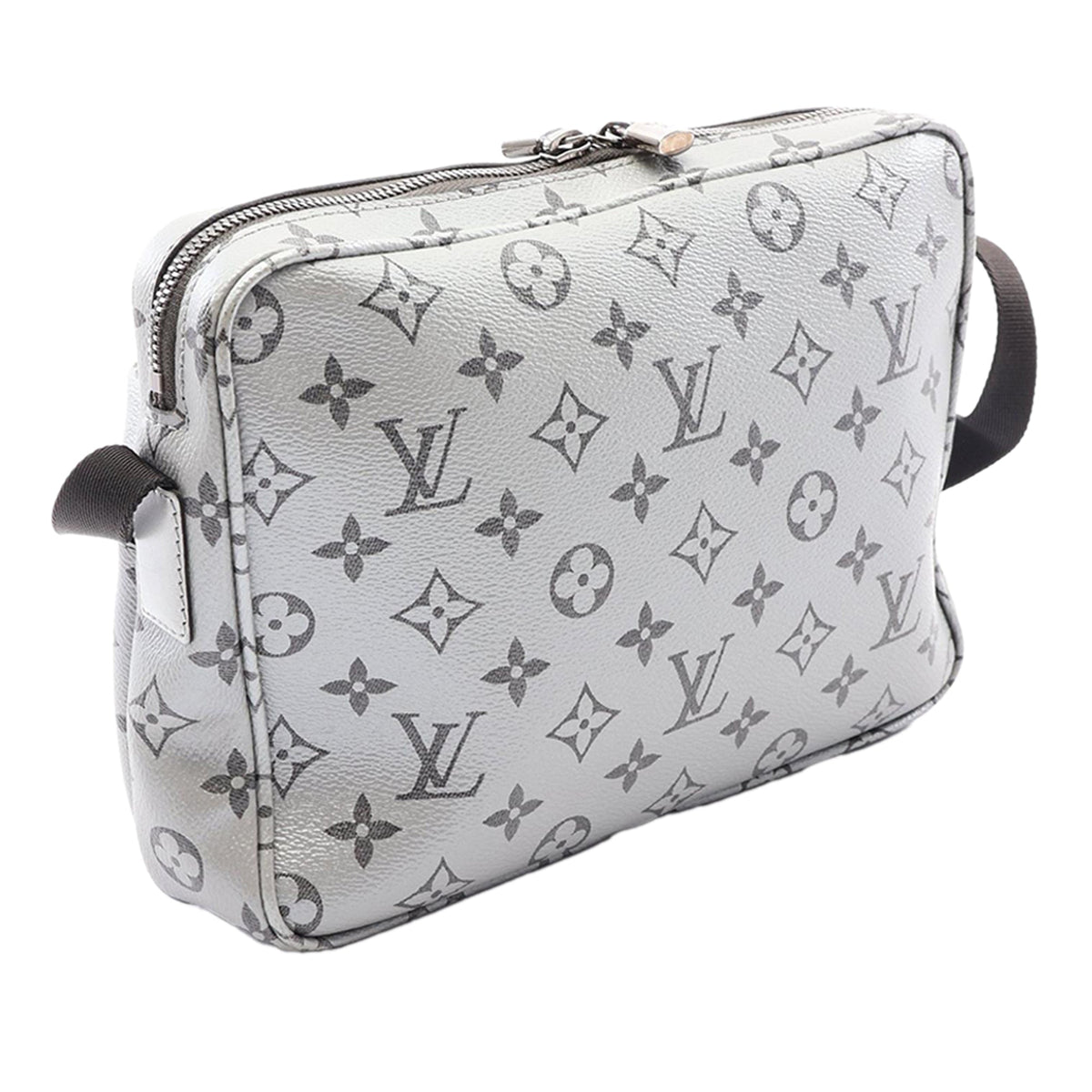 Louis Vuitton Monogram Reflect Outdoor Messenger PM — Silver