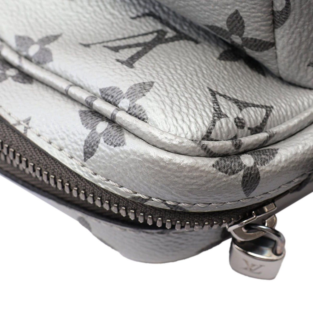 Louis Vuitton Monogram Reflect Outdoor Messenger PM — Silver