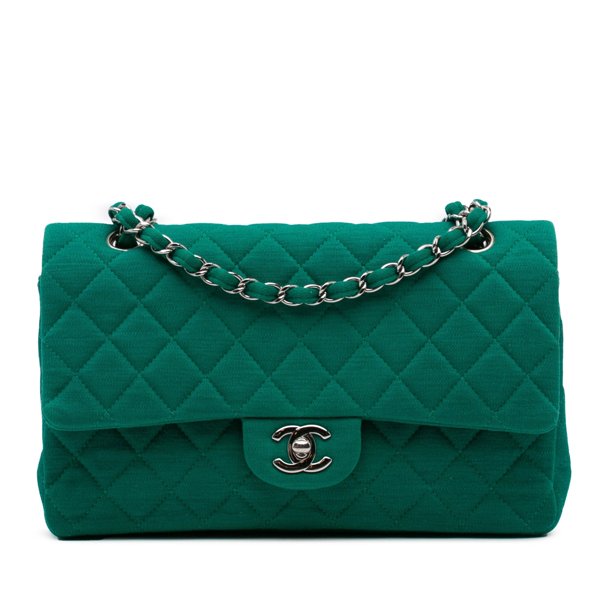 Chanel Medium Classic Jersey Double Flap